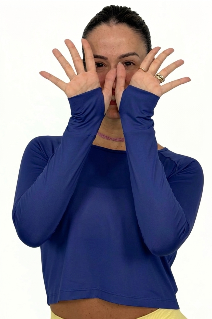 2-in-1 Wrap Crop Glossy