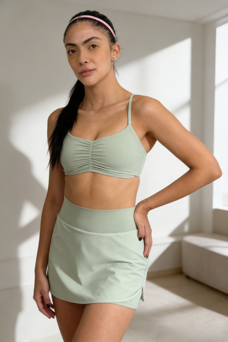 Breeze Draped Top Glossy