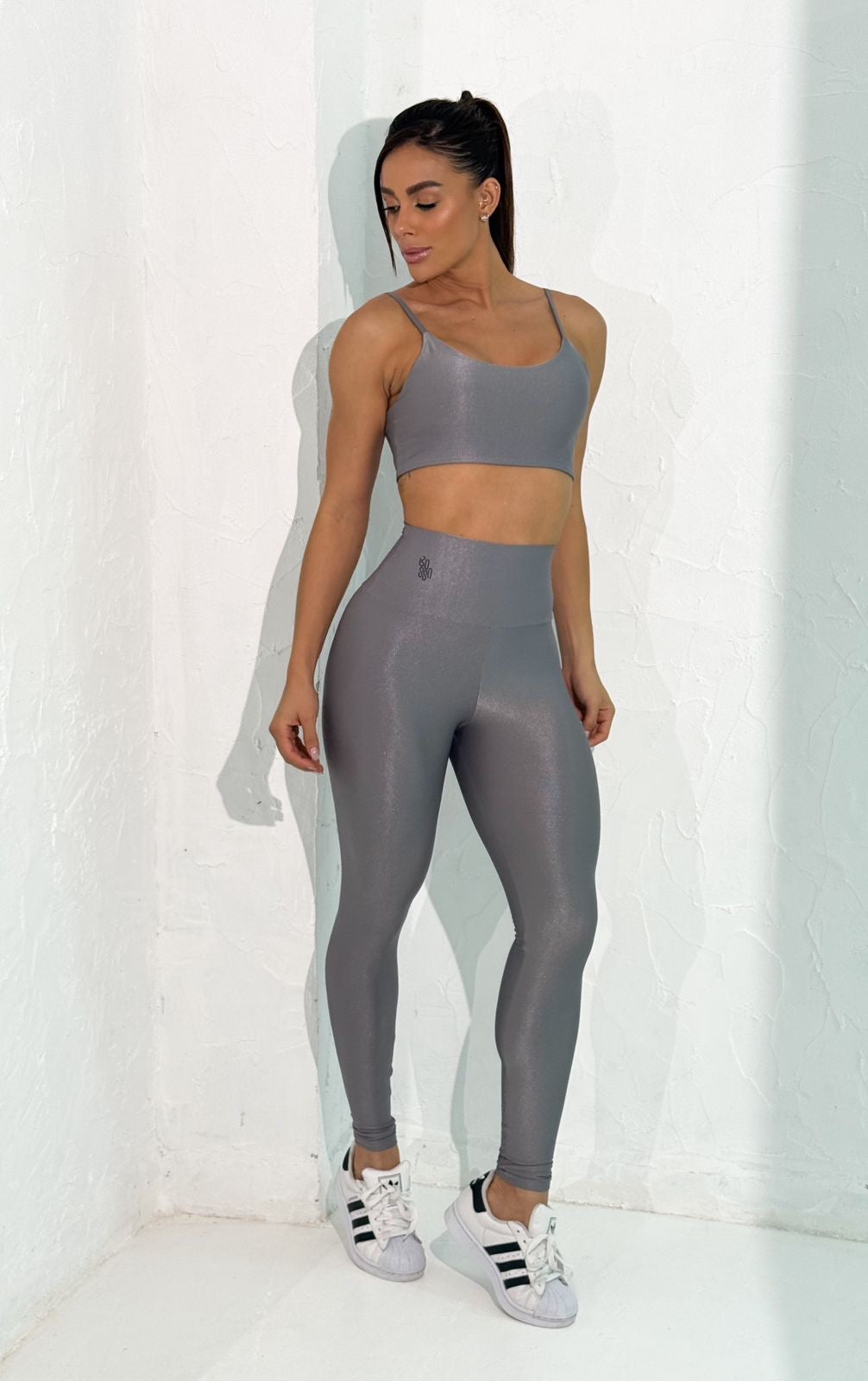 Copacabana Legging Set - Gray Sky