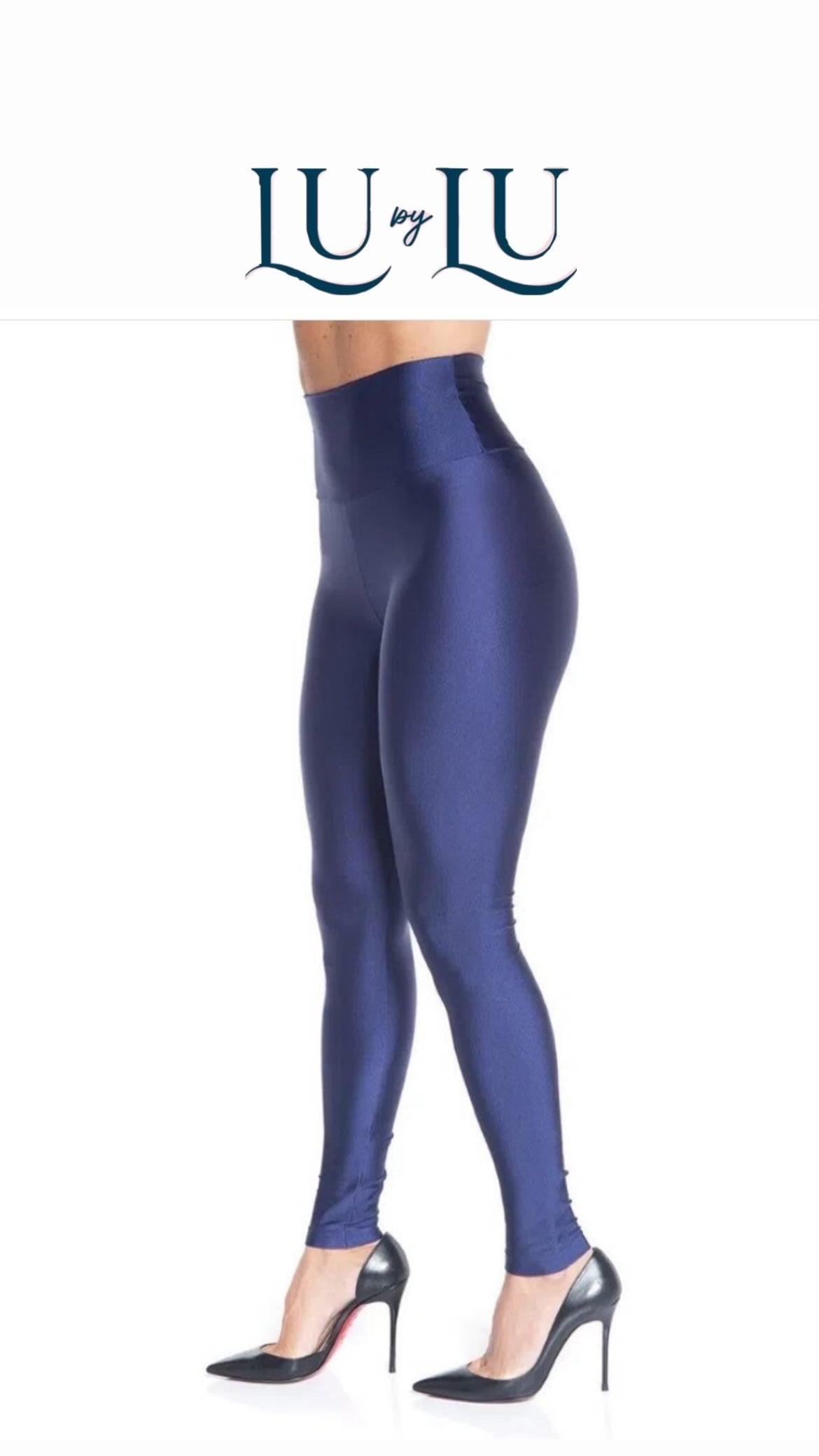 Legging Glossy Blue Jeans - LubyLu