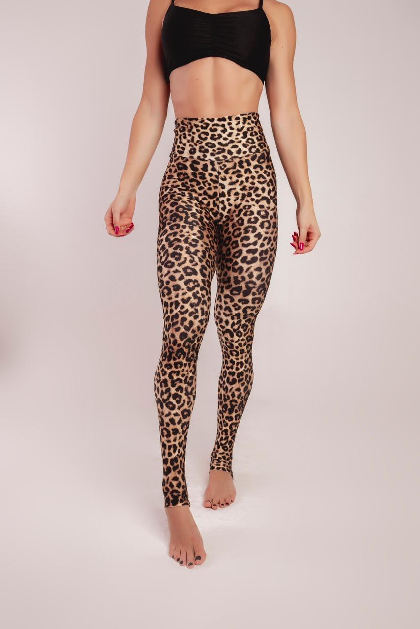 Legging Glossy Onça - LubyLu