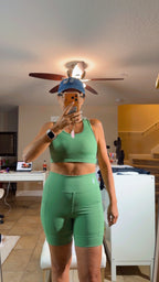 Leme Shorts Set Bossa - Spinach