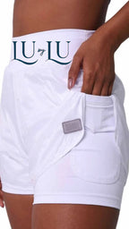 Short Pocket Glossy White