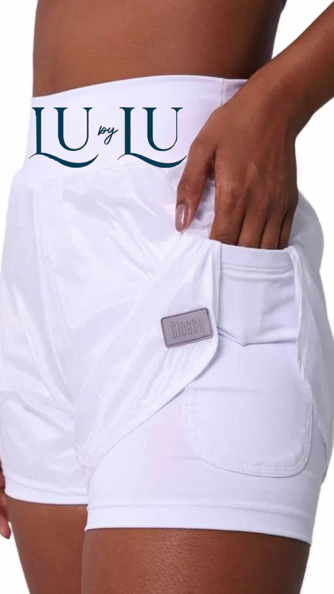 Short Pocket Glossy White