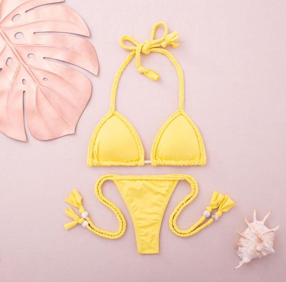 Bikini Trança Yellow