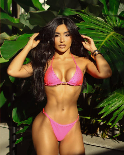 Rivet Bikini - Pink