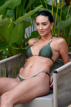 Duo Metal Bikini - Green