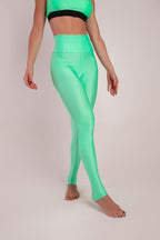Legging Glossy Menta Neon - LubyLu