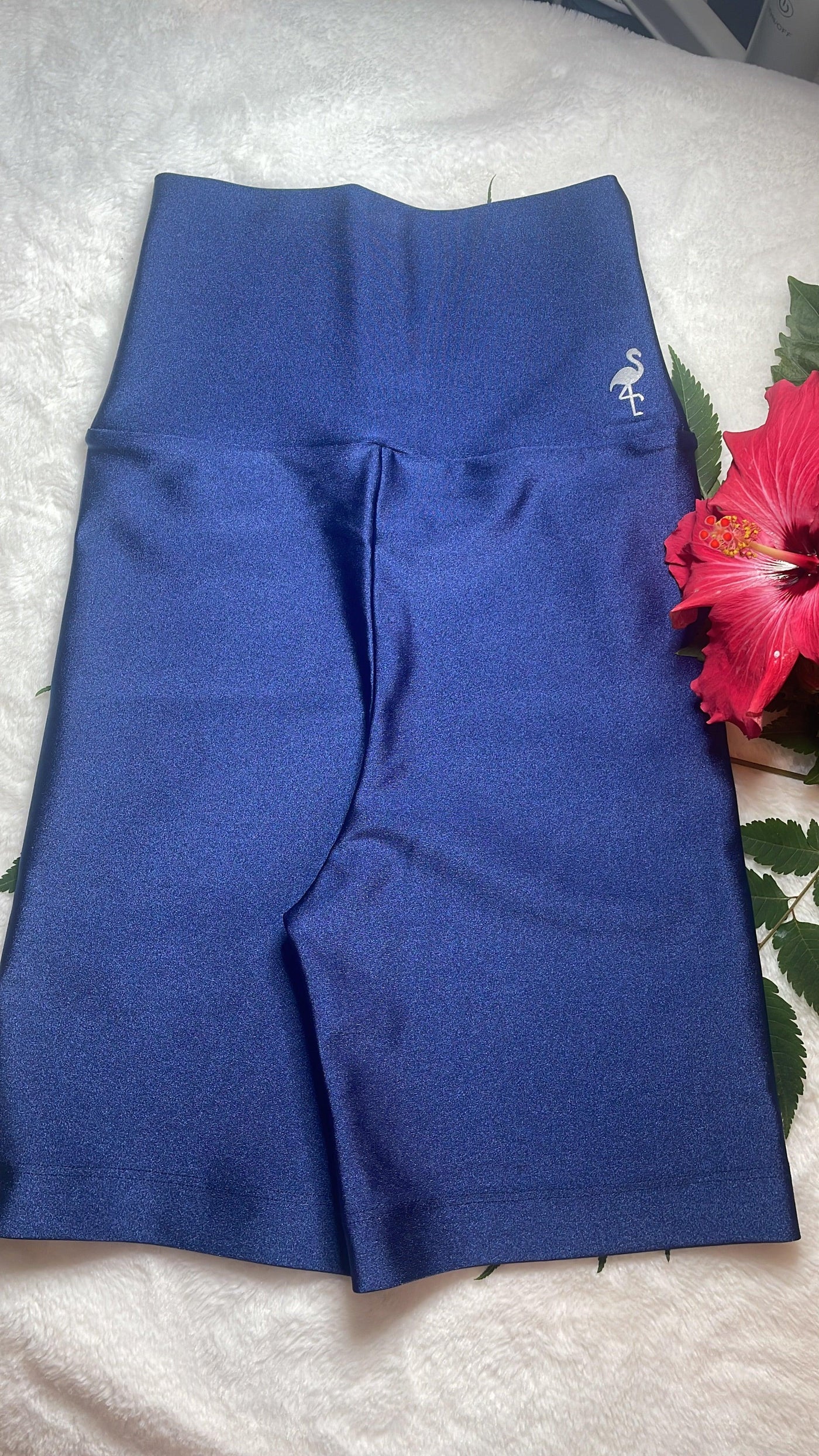 Shorts Glossy  Blue Jeans - LubyLu