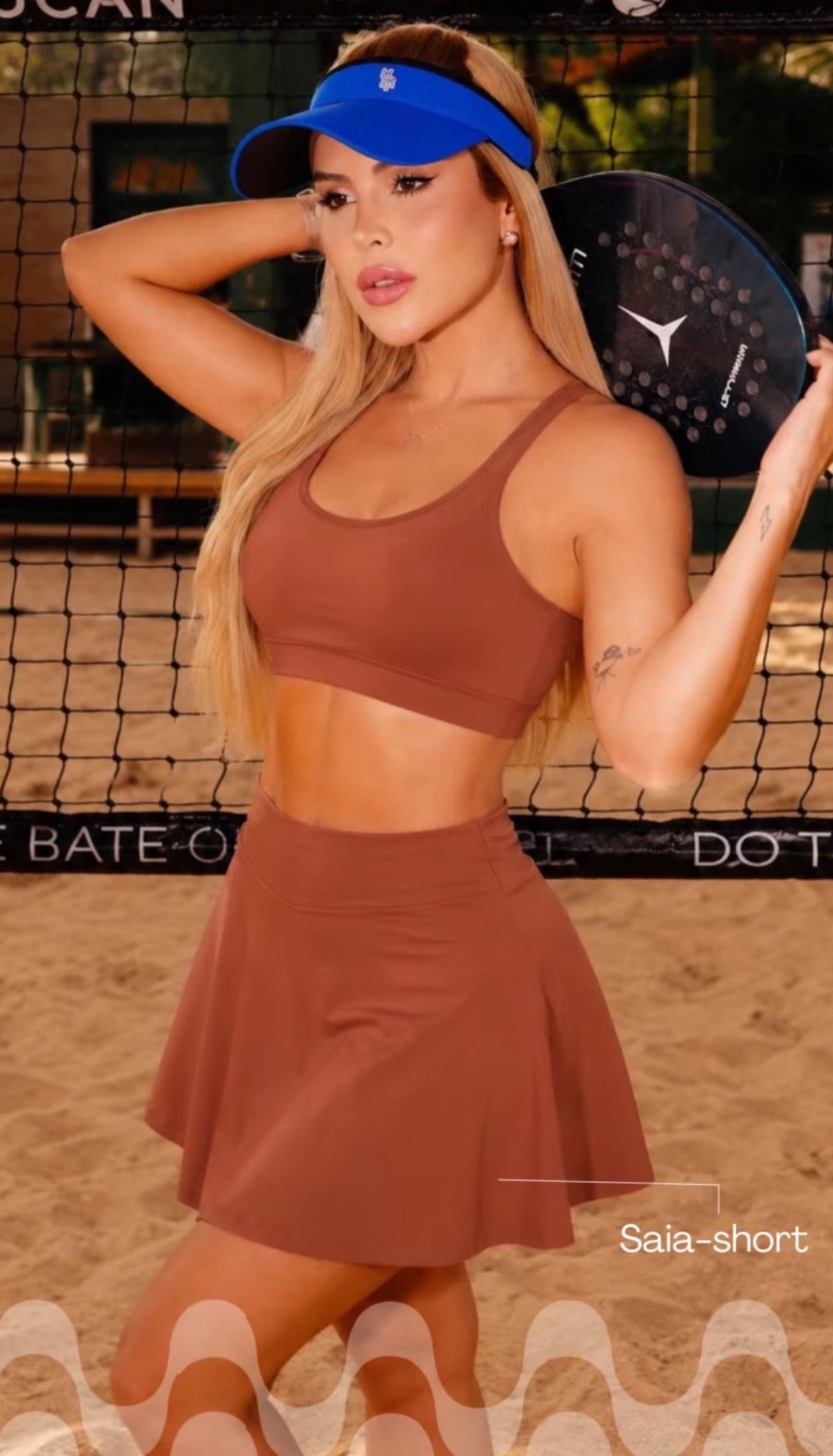 Skirt Shorts Set Marques - Terracota