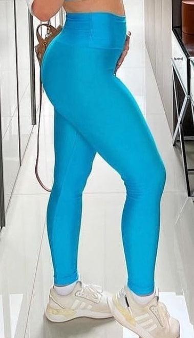 Legging Glossy Azul Celeste - LubyLu