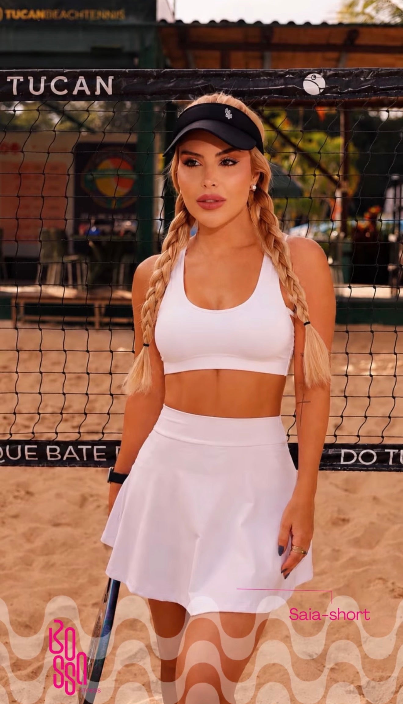 Skirt Shorts Set Marques - White