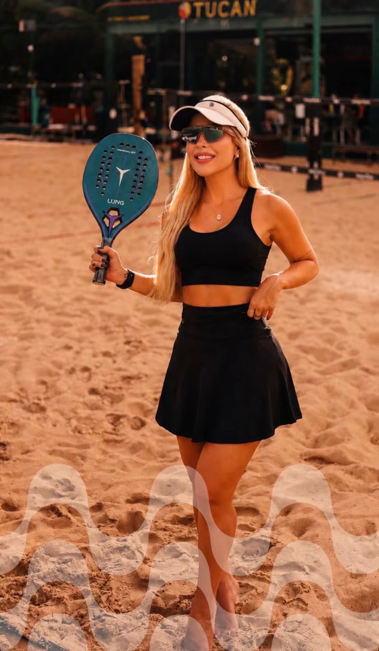 Skirt Shorts Set Marques - Black