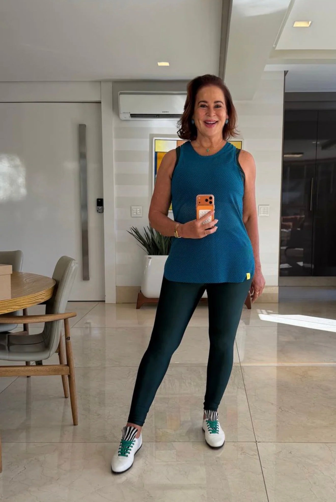 Tank Top Screen Glossy - Topazio