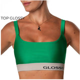 Top Glossy Verde Bandeira - LubyLu