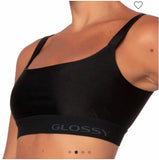 Top Glossy Preto/Preto - LubyLu