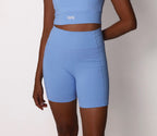 Shorts Race Glossy Baby Blue