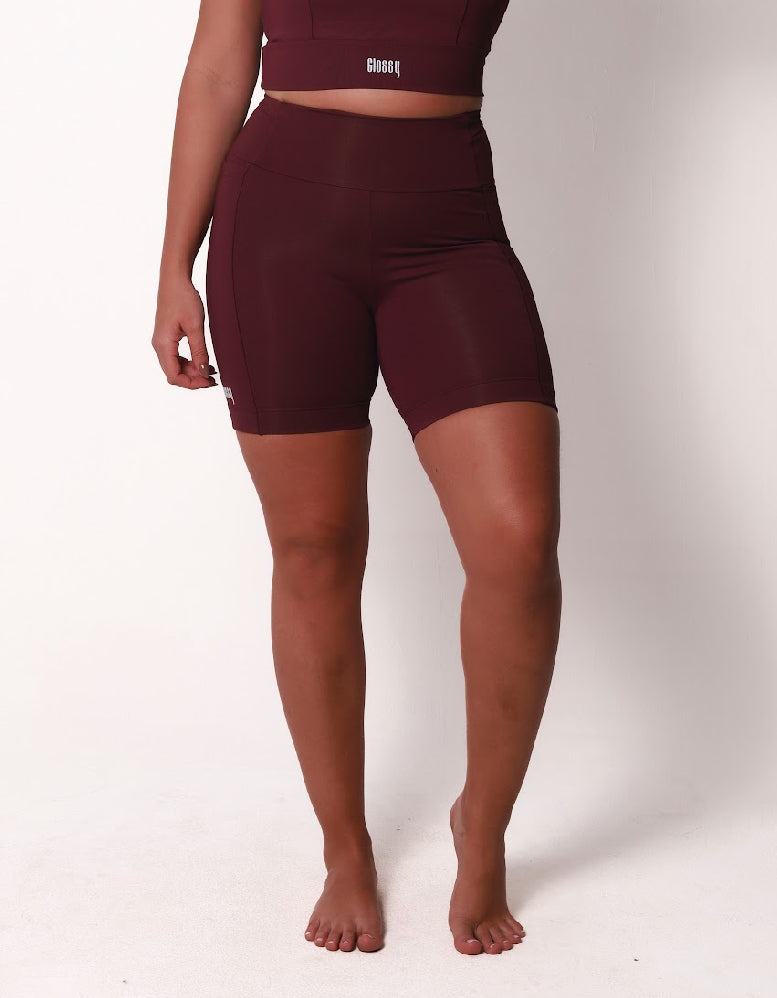 Shorts Race Glossy Barolo