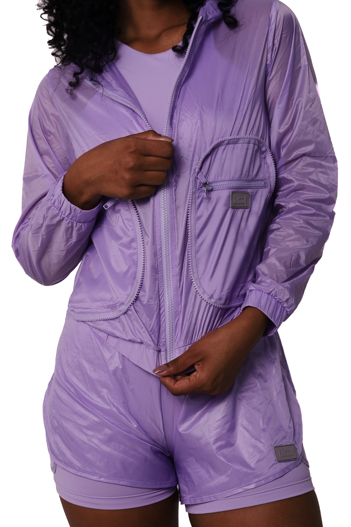 Windbreaker Pocket Lilac
