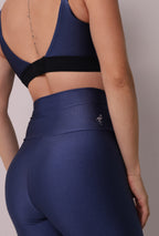 Top Glossy Blue Jeans Neon