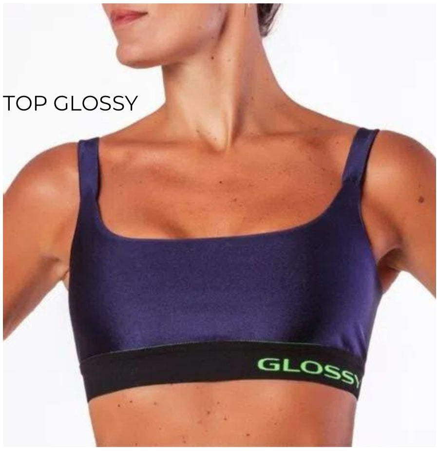 Top Glossy Marinho