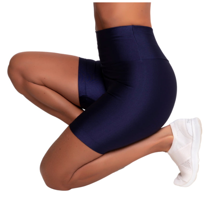 Shorts Glossy Marinho