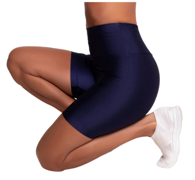 Shorts Glossy Marinho