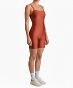 Short Jumpsuit Glossy Liquor