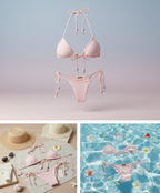 Bikini Trança Rosé - Premium Brazilian Swimwear