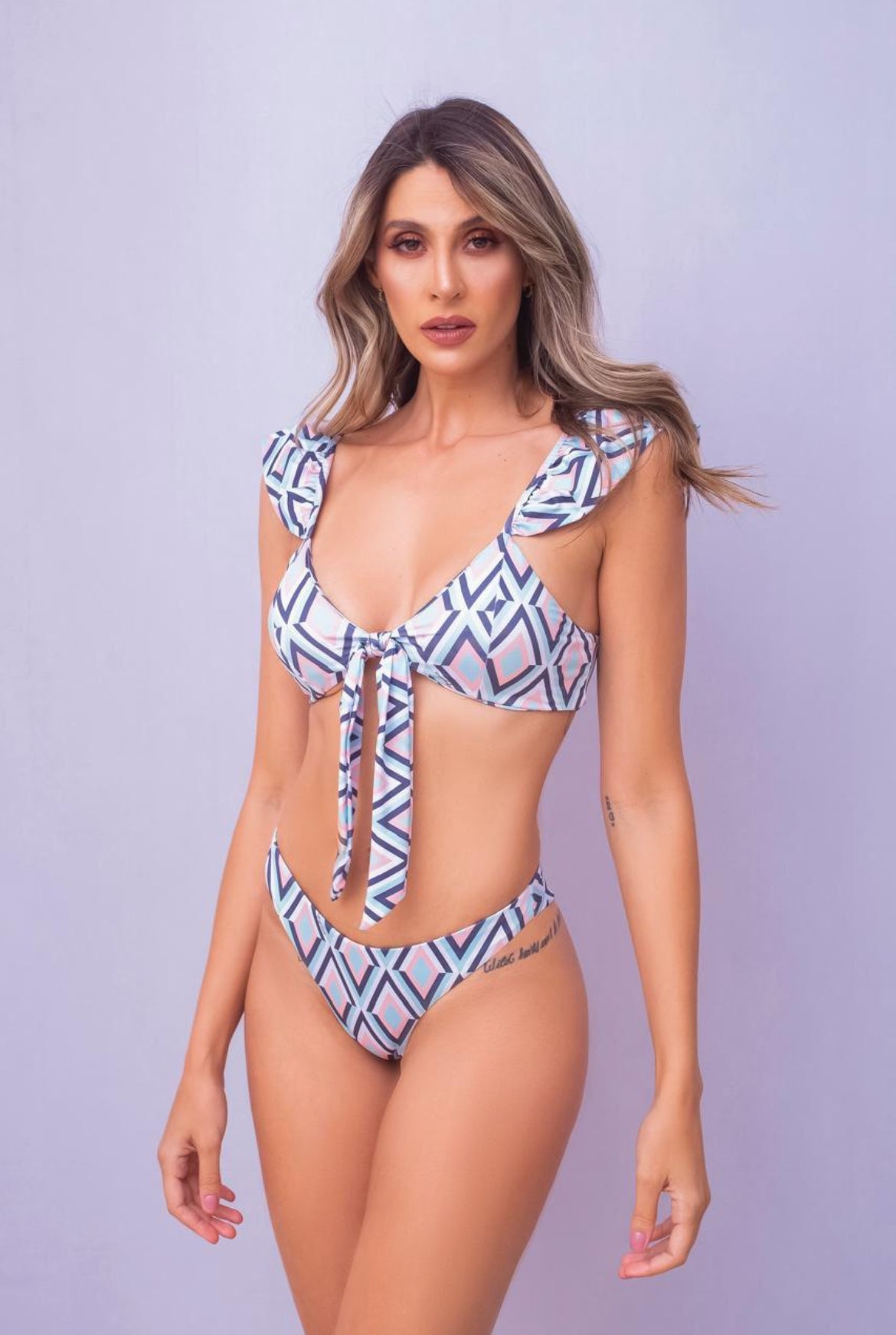 Bikini Swimmer Geometric Losango