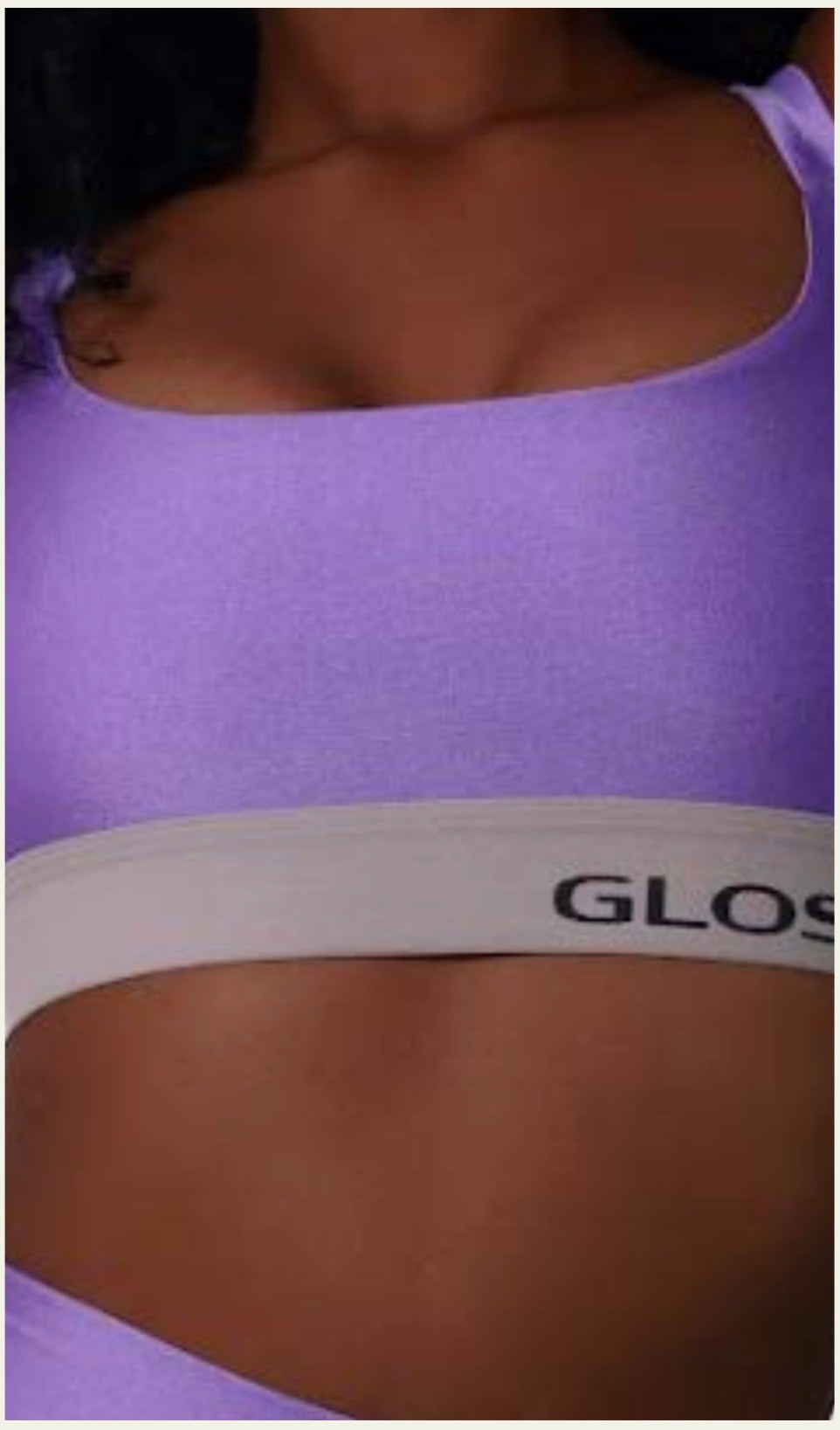 Top Glossy Lilac / Gray