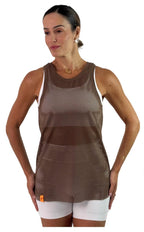 Tank Top Regata Tela Castanho - LubyLu