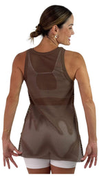 Tank Top Regata Tela Castanho - LubyLu