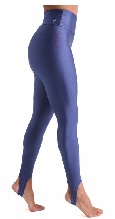 Legging Glossy Fuso Blue Jeans - LubyLu