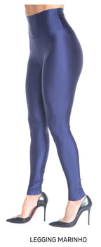 Legging Glossy Marinho - LubyLu
