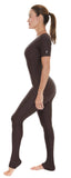 Long Jumpsuit Glossy Café - LubyLu