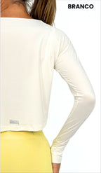 2-in-1 Wrap Crop - Off White