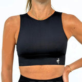 Top Seamless Glossy Black