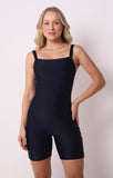 Short Jumpsuit Glossy Blue Power