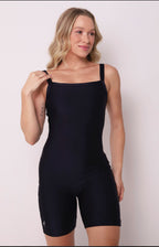Short Jumpsuit Glossy Blue Power