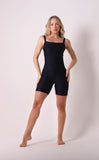 Short Jumpsuit Glossy Blue Power