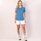 T-Shirt Glossy Raglan Blue Jeans