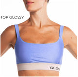 Top Glossy Azul Bebê - LubyLu