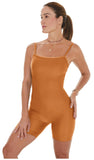 Short Jumpsuit Glossy Conhaque - LubyLu