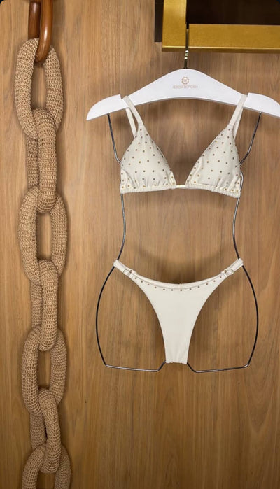 Rivet Bikini - Off White