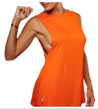 Tank Top Regatão Glossy Tangerina Neon - LubyLu