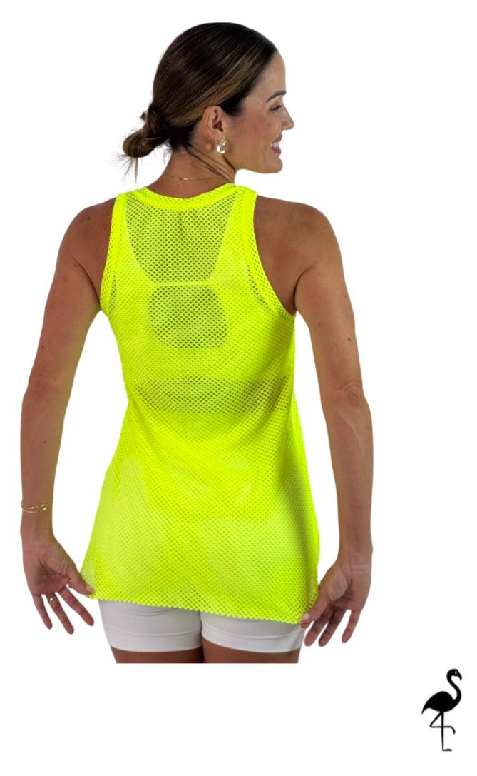 Tank Top Regata Tela Lima Neon - LubyLu