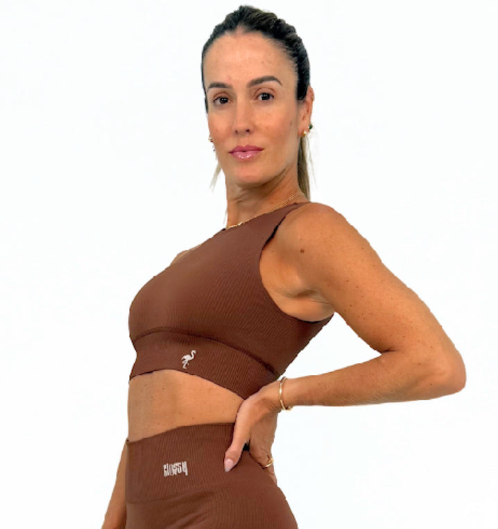 Top Seamless Glossy Coffee