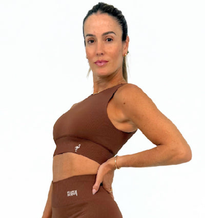Top Seamless Glossy Coffee