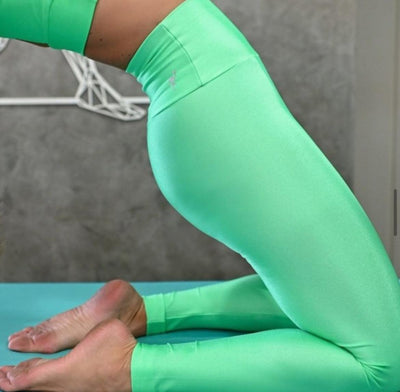 Legging Glossy Menta Neon - LubyLu